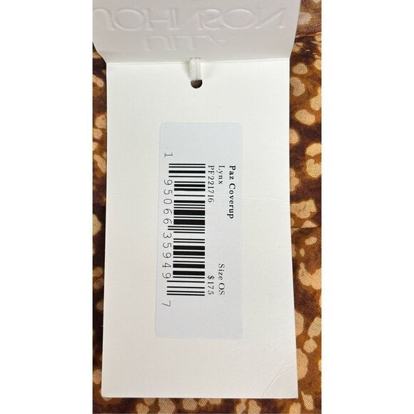 Ulla Johnson Paz Coverup Wrap Skirt in Lynx NWT Size One Size - Picture 5 of 6